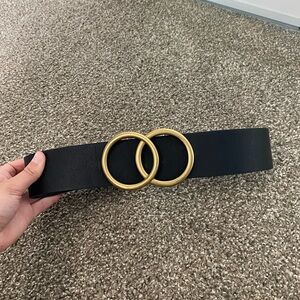 Gold and black belt
